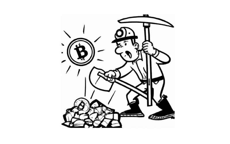 Miners compete to solve a puzzle by generating hashes