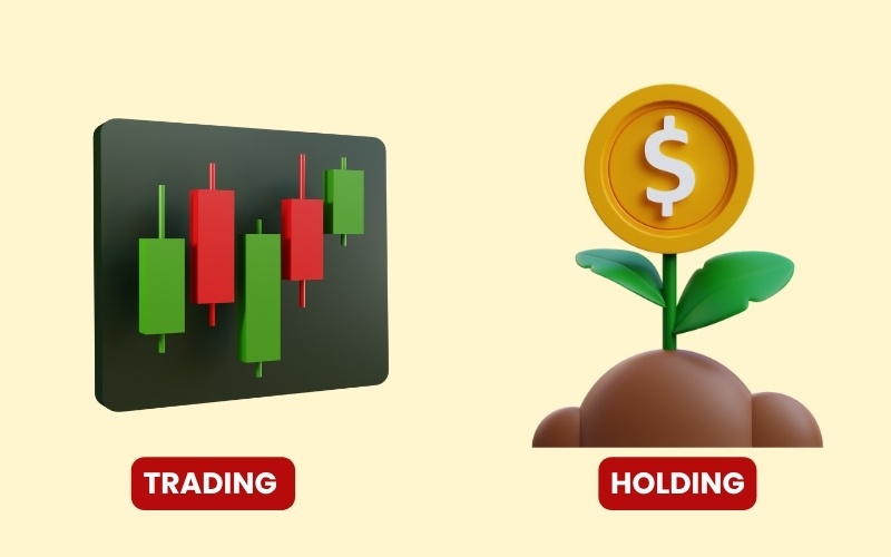 Trading vs long-term holding