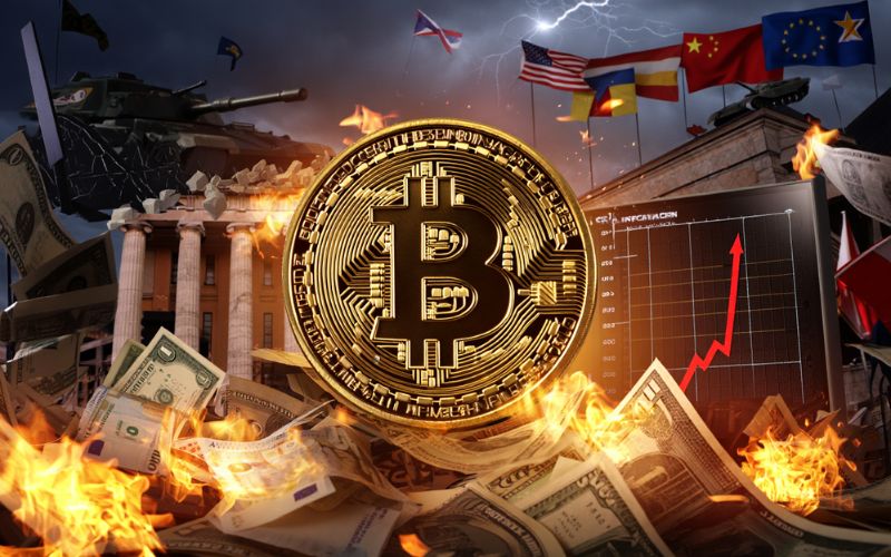 Bitcoin’s decentralized nature makes it a growing hedge in uncertain times, driving up demand and prices