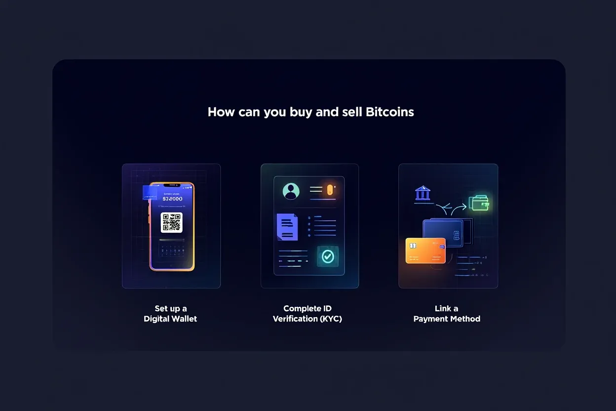 How can you buy and sell Bitcoins