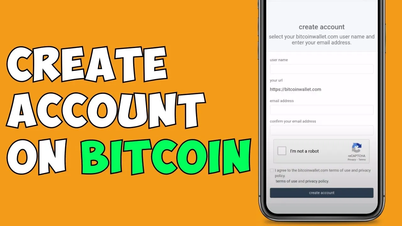 How to create account on Bitcoin