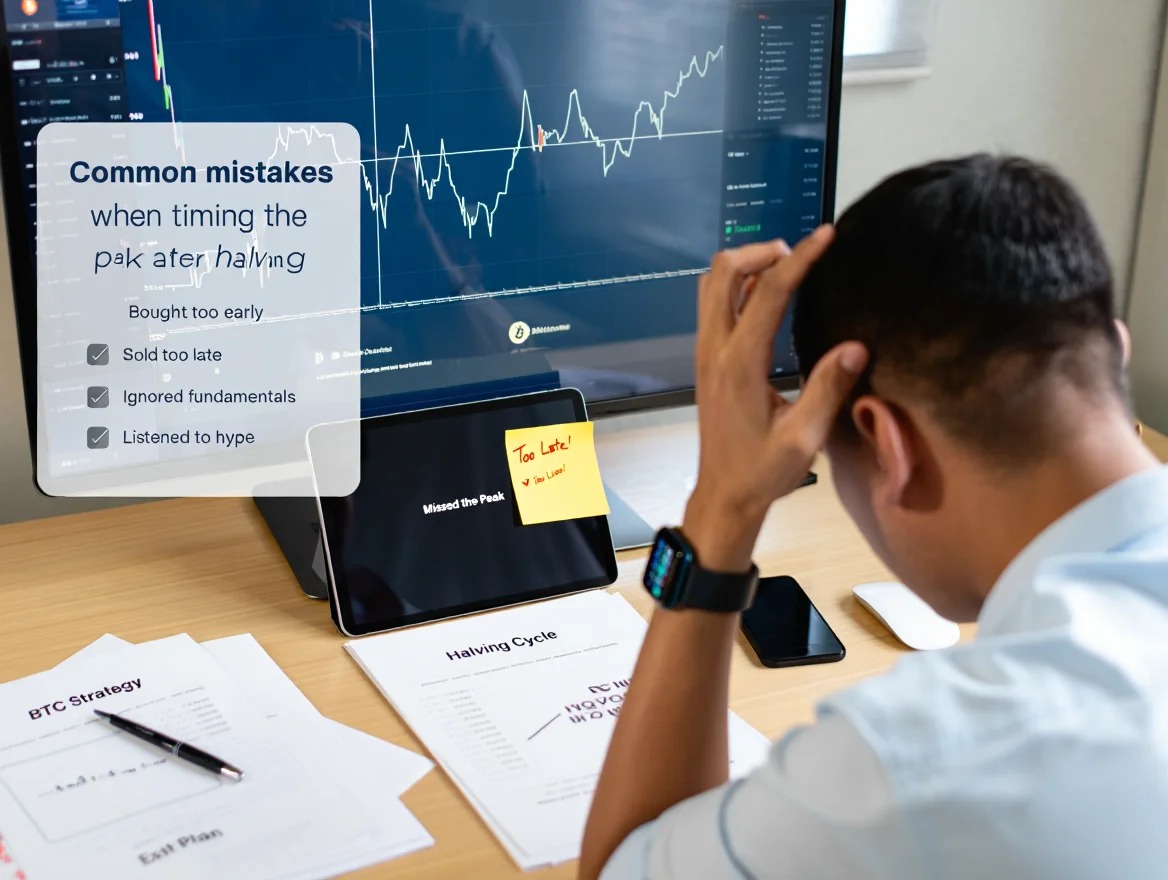 Common mistakes when timing the Bitcoin peak after halving