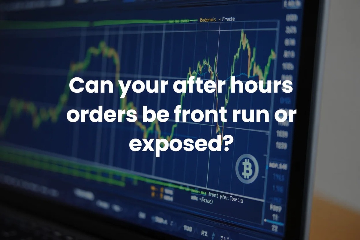 Highlight privacy risks and frontrunning potential for afterhours limit orders