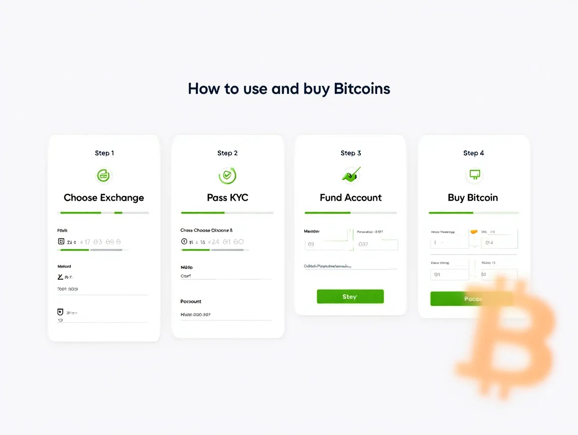 How to use and buy Bitcoins Step-by-step process
