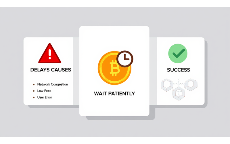If a Bitcoin deposit is delayed, check the TXID, confirmations, and address. Then contact support if needed