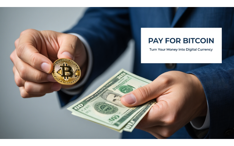 Paying for Bitcoin means exchanging money or assets to get BTC