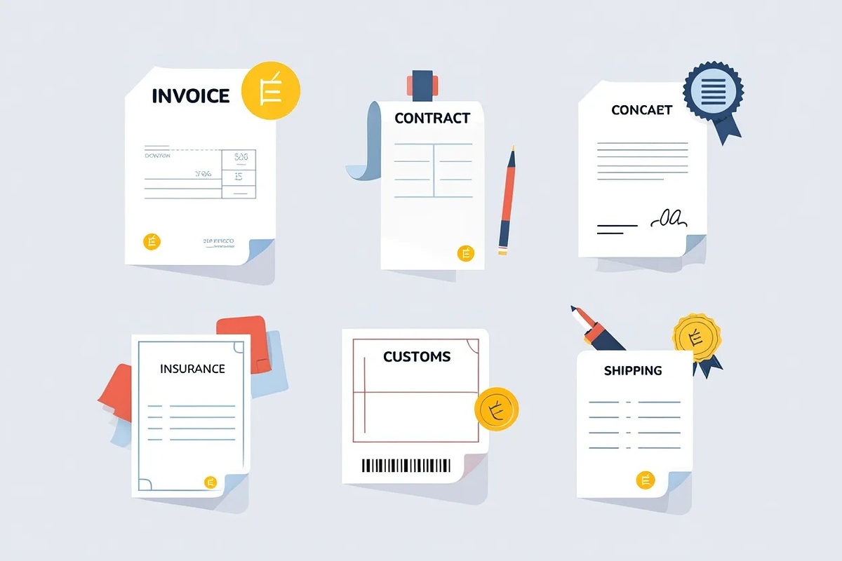 Track where O.C typically shows up across trade documentation