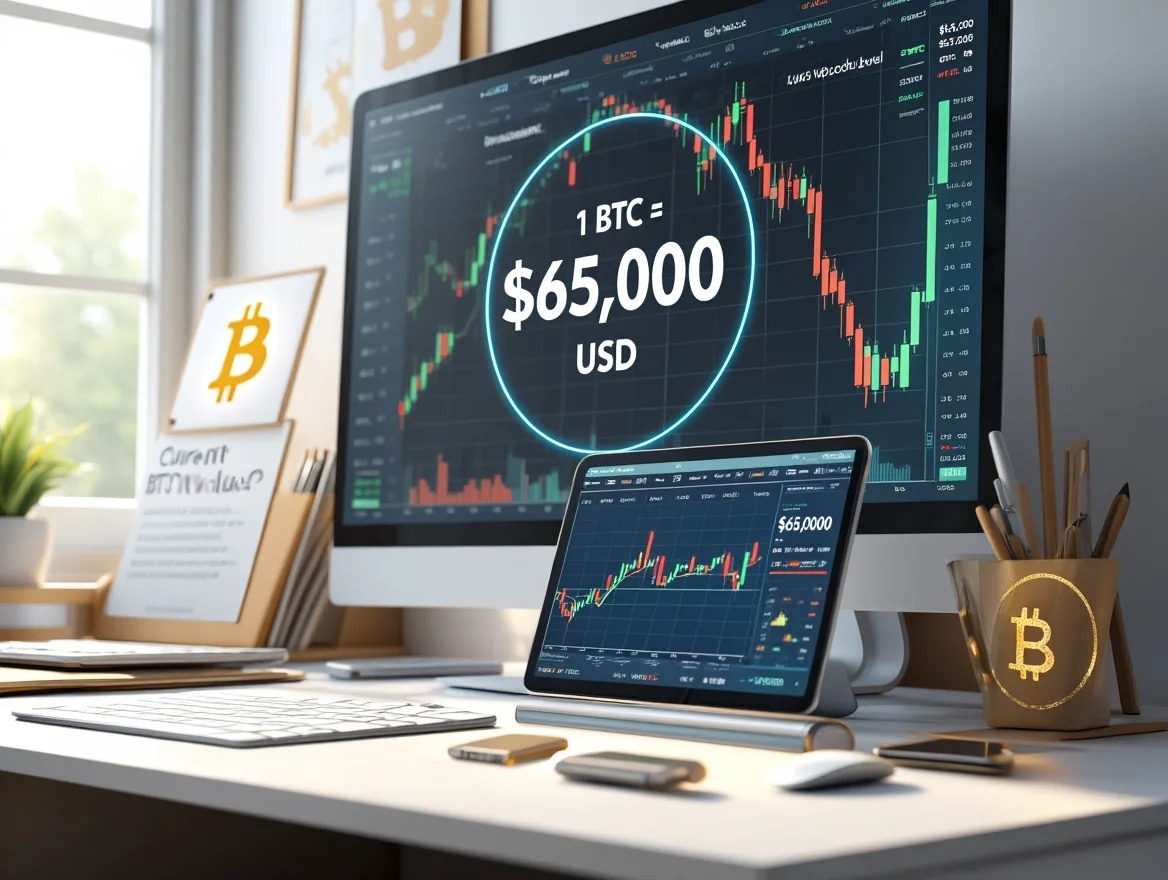 What is the current value of Bitcoin in USD