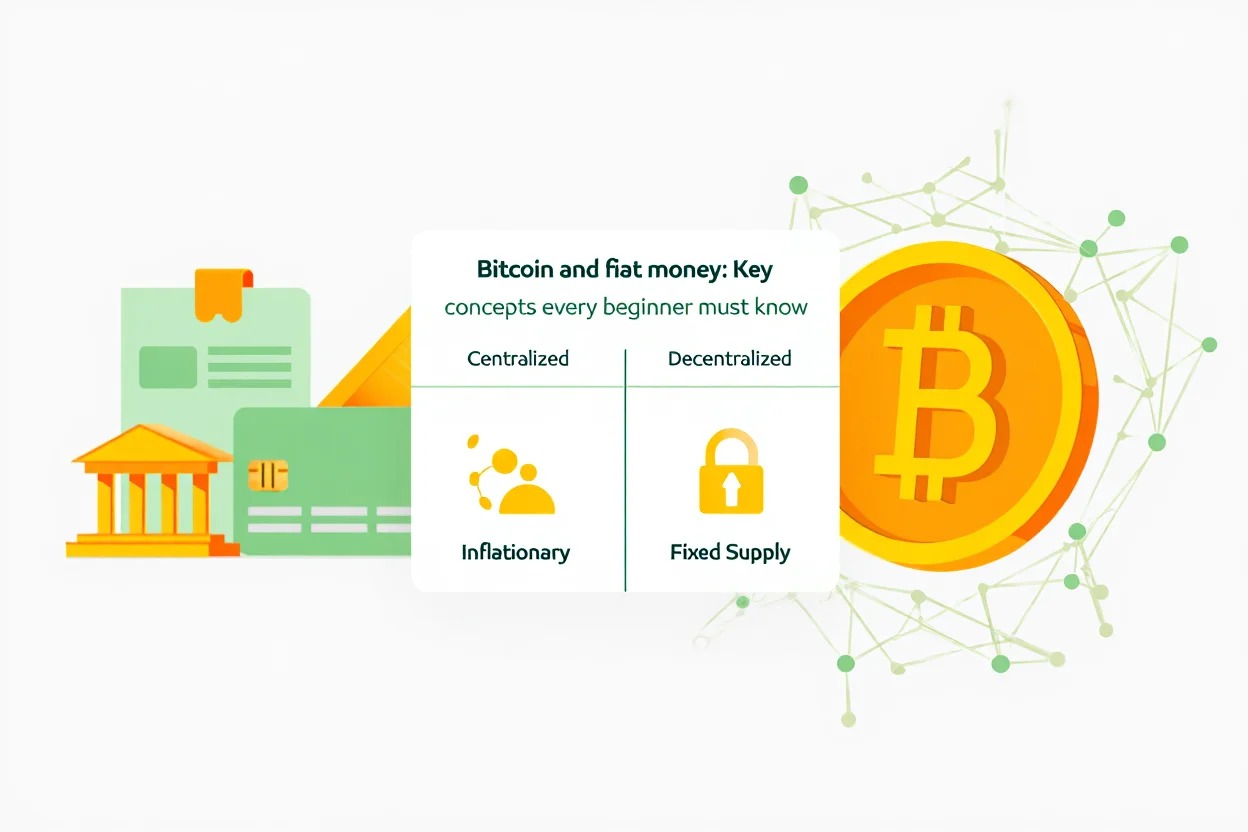 Bitcoin and fiat money: Key concepts every beginner must know