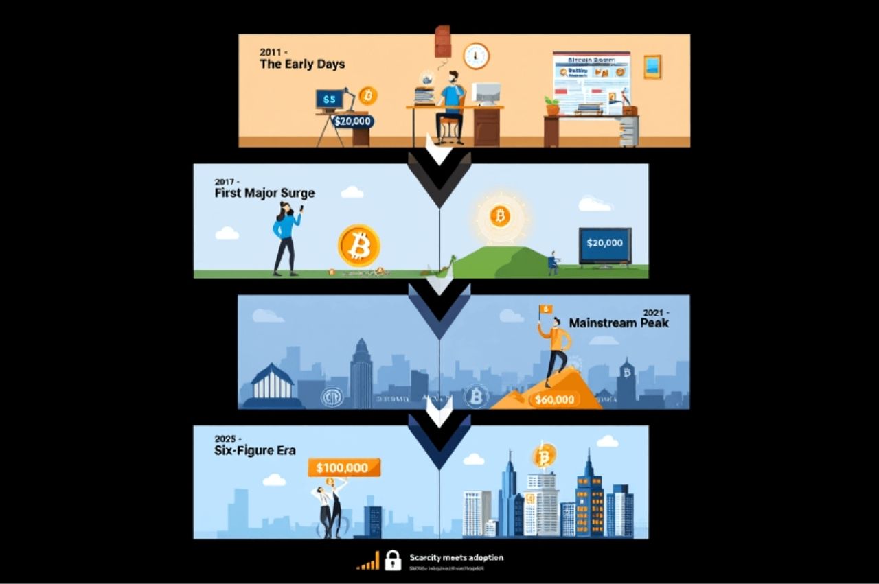 Bitcoin Historical Price Milestones (2011–2025)