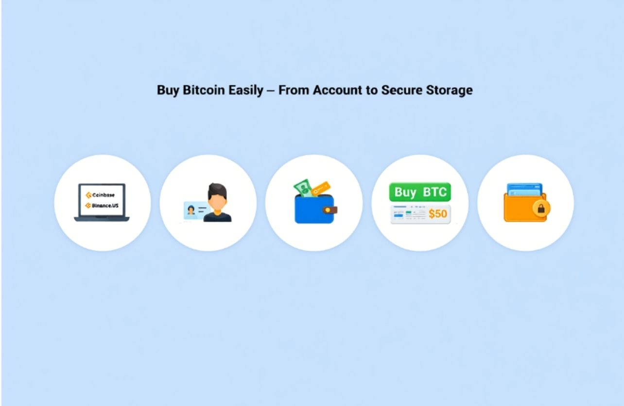 Buying Bitcoin in 5 simple steps
