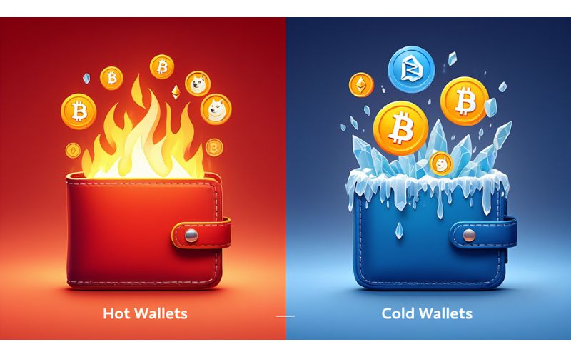 hot and cold wallet