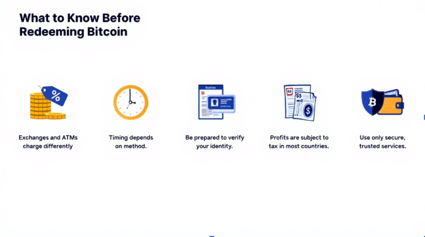 How do you redeem Bitcoins the right way