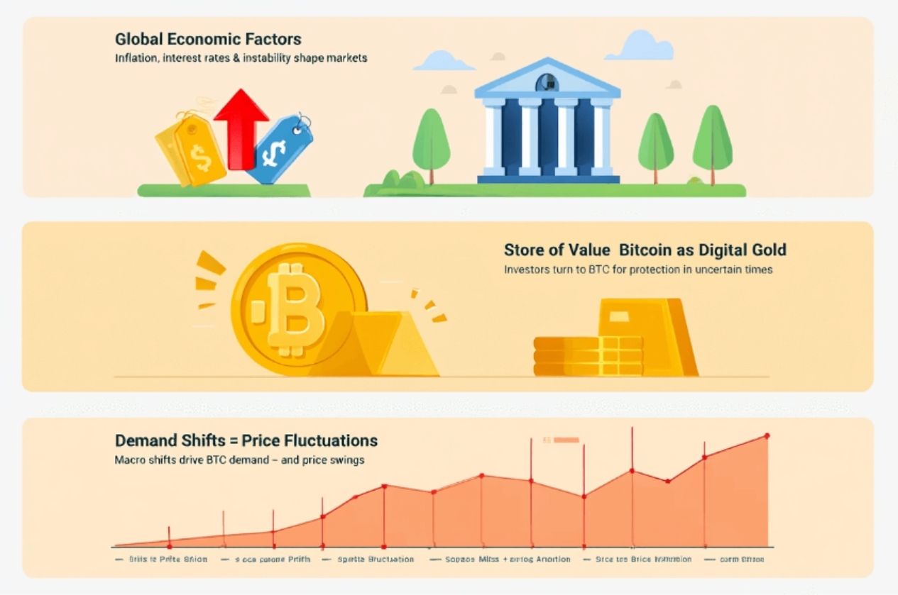 How Macroeconomic conditions influence Bitcoin