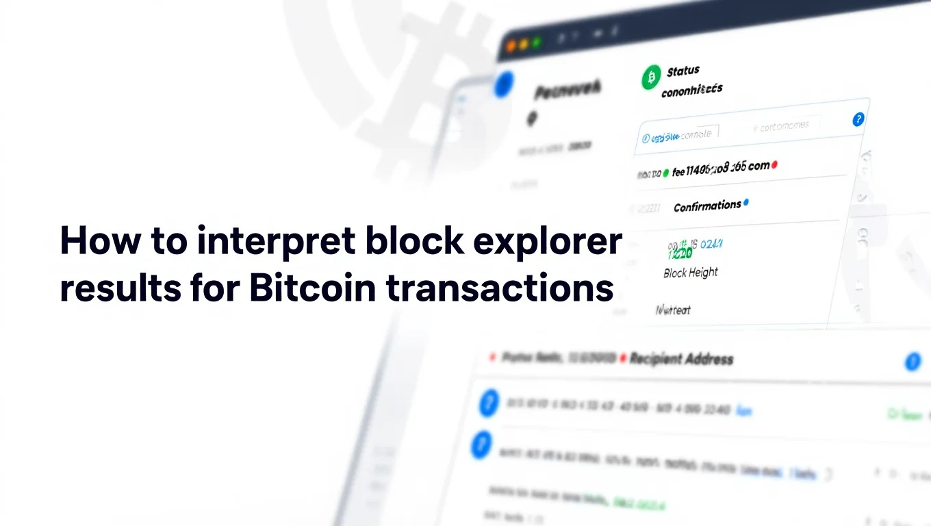 How to interpret block explorer results for Bitcoin transactions