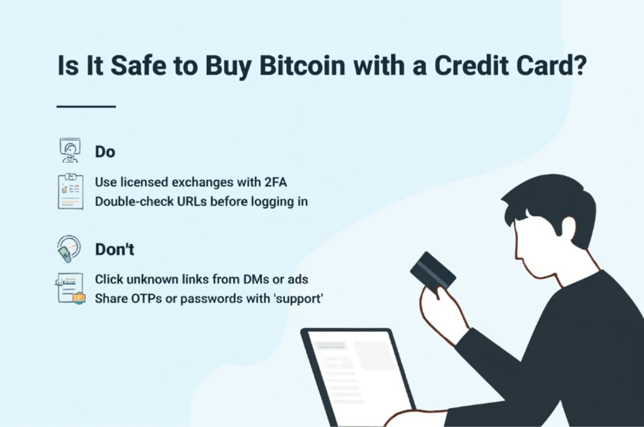 Is it safe to buy Bitcoin with a credit card?