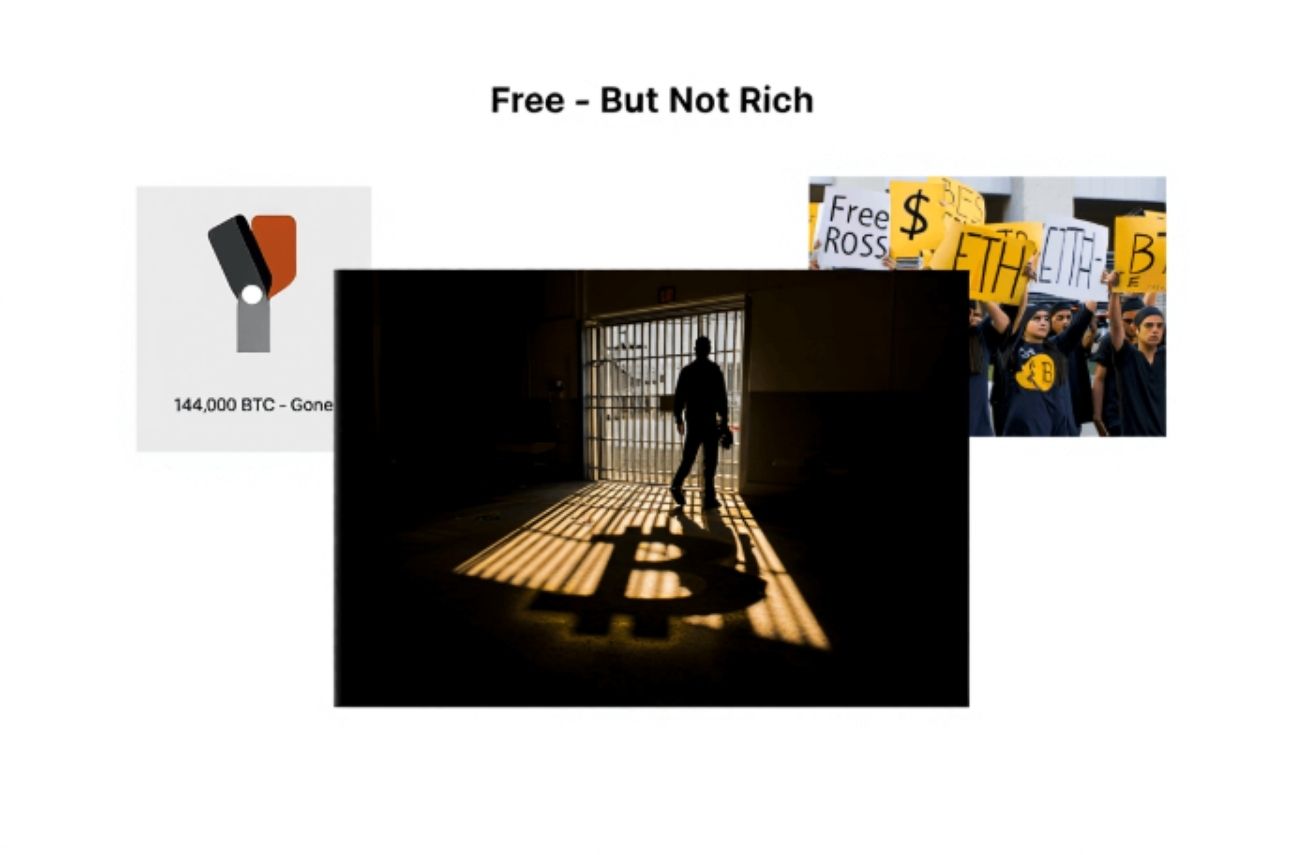 Ross Ulbricht Free but not a Billionaire