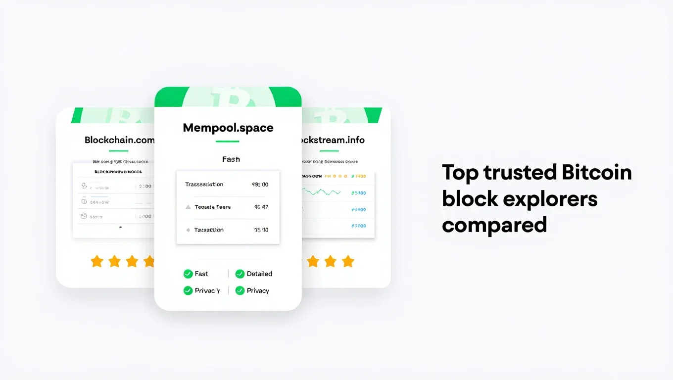 Top trusted Bitcoin block explorers compared