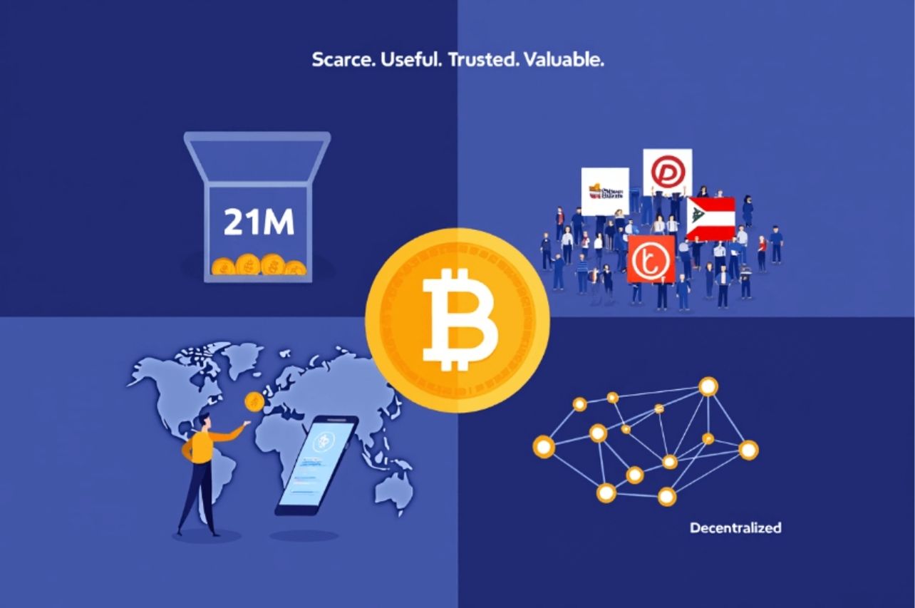 Where Bitcoin gets its value